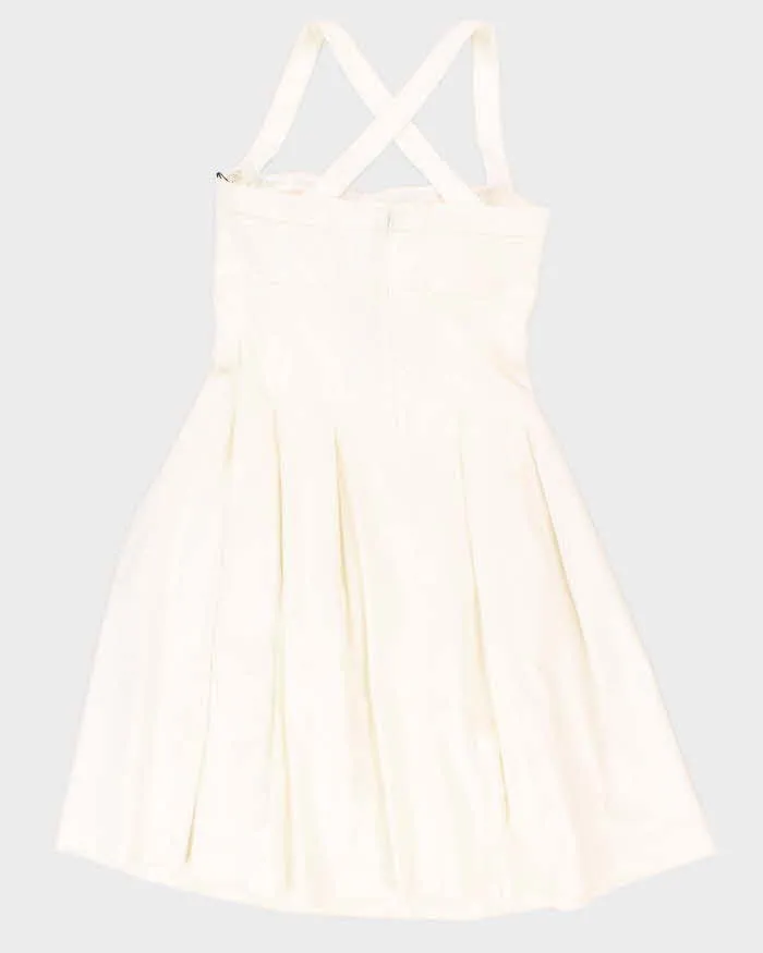 Deadstock Woman's White Calvin Klein Evening Dress - S sold by Rokit product image thumbnail 2
