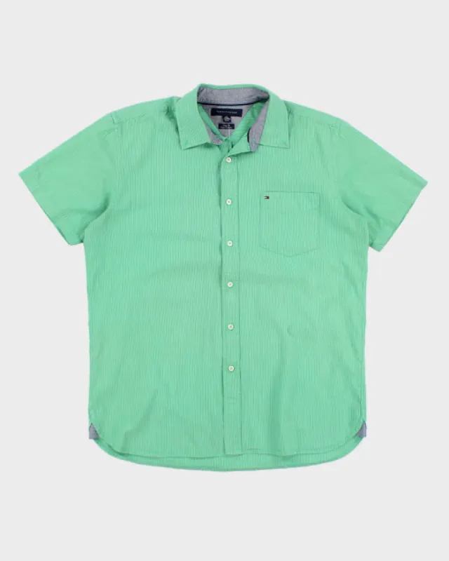 Vintage Tommy Hilfiger Striped Button Shirt - L sold by Rokit