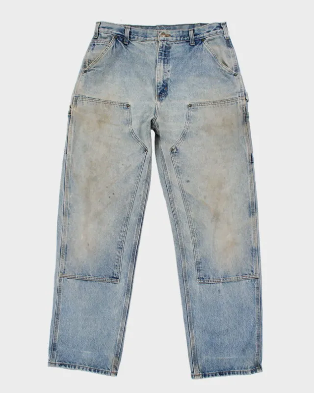 Vintage 00s Carhartt Thrashed Double Knee Workwear Jeans - W36 L34 sold by Rokit