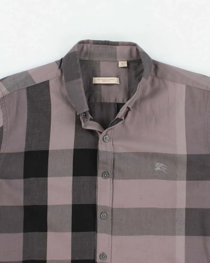 Womens Grey Burberry Check Button Up Shirt - M sold by Rokit product image thumbnail 3