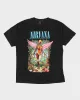 Men's Black Nirvana Graphic T Shirt - L sold by Rokit