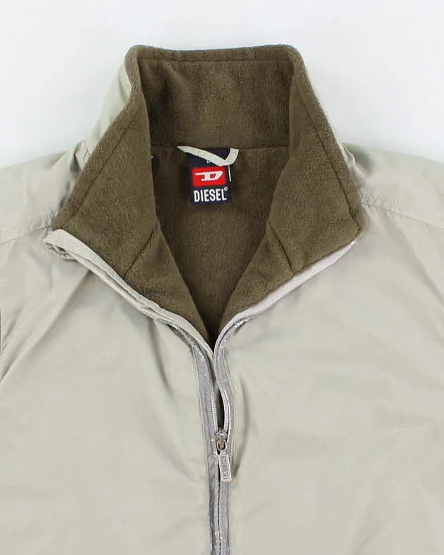 Womens Grey Diesel Zip-Up Fleece Lined Vest - L sold by Rokit product image thumbnail 3