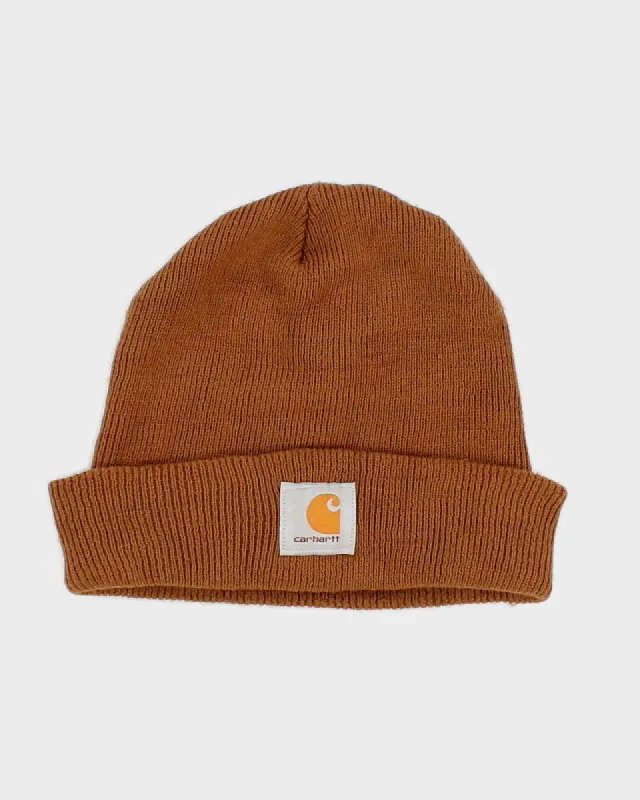 Unisex Brown Carhartt Beanie sold by Rokit