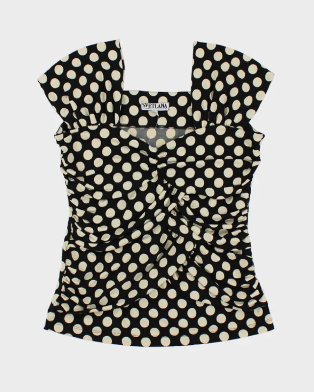 Y2k 00s Svetlana Polka Dot Cami - M sold by Rokit