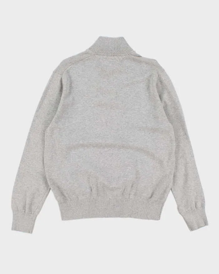 00s Tommy Hilfiger Knit Quarter Zip Jumper - L sold by Rokit product image thumbnail 2