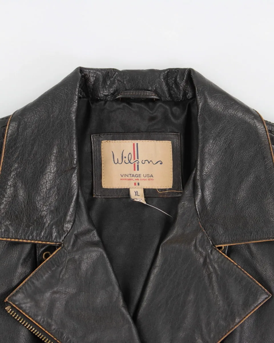 Vintage Wilsons Dreamy Laced Leather Jacket - XL sold by Rokit product image thumbnail 3