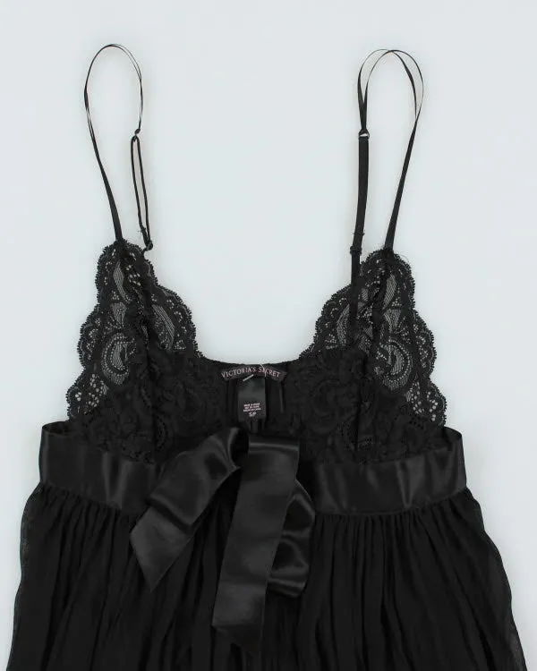 Y2k 00s Victoria's Secret Black Pleated Cami - S sold by Rokit product image thumbnail 3
