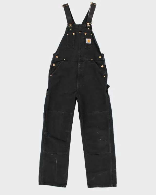 Vintage Men's Black Carhartt Utility Dungarees - W34 L32 sold by Rokit