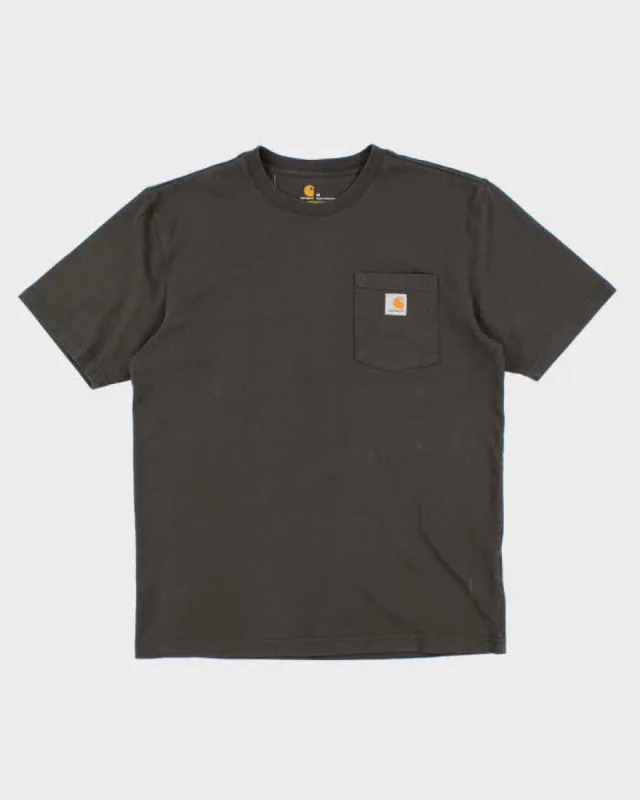 Mens Green Carhartt  T-Shirt - M sold by Rokit