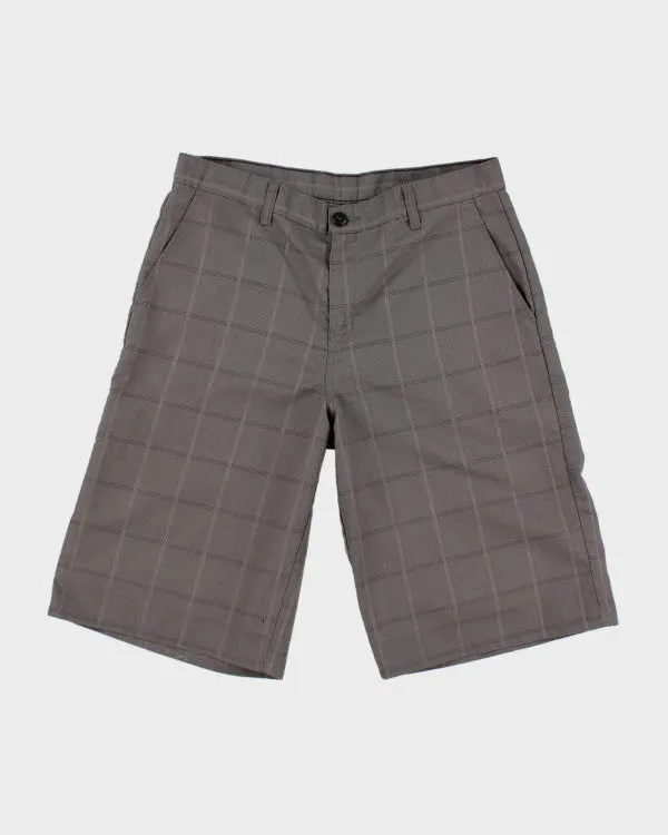 Y2K 00s Genuine Dickies Grey Patterned Shorts - W32 sold by Rokit