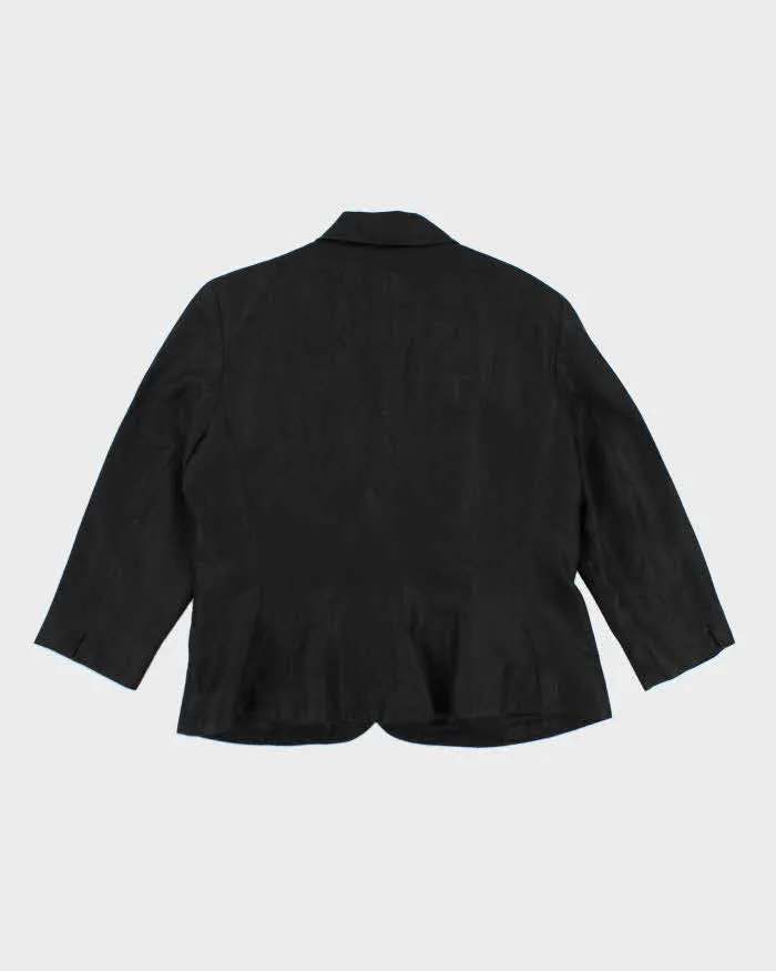 Ralph Lauren Black Linen Blazer Style Jacket - M sold by Rokit product image thumbnail 2