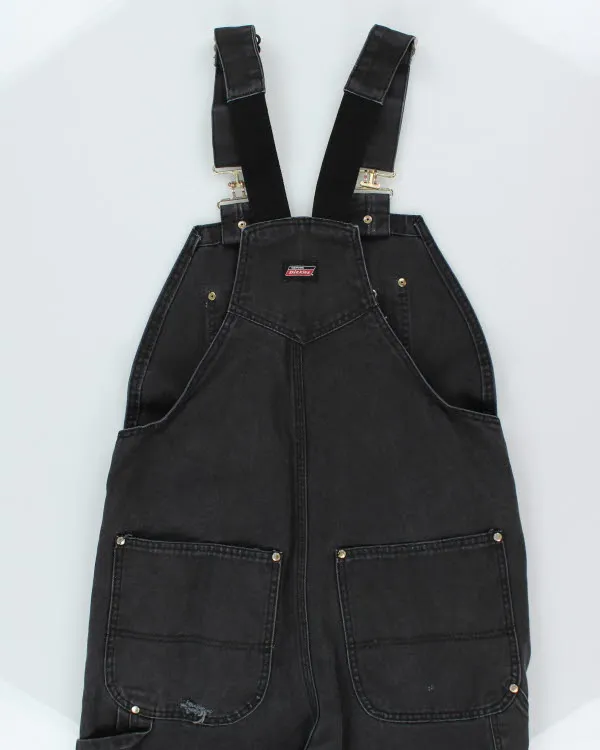 Vintage Dickies Black Distressed Workwear Dungarees - W34 L29 sold by Rokit product image thumbnail 4