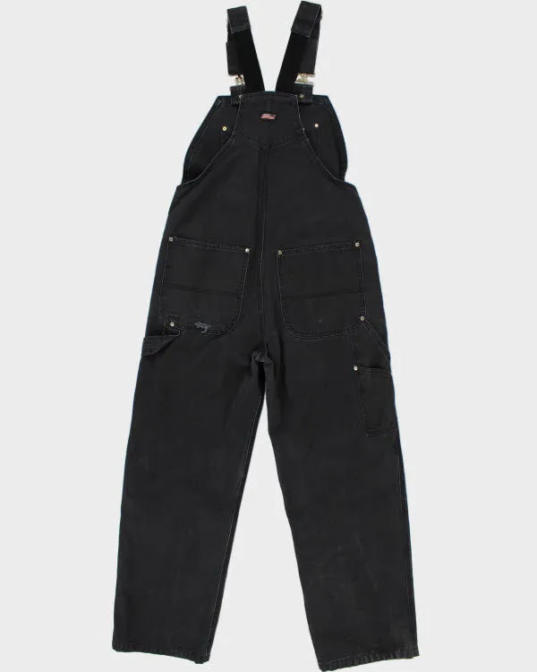 Vintage Dickies Black Distressed Workwear Dungarees - W34 L29 sold by Rokit product image thumbnail 2
