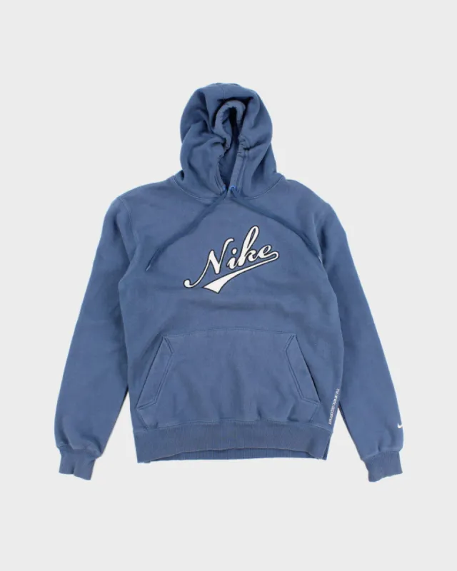 Vintage 00's Men's Blue Nike Spell Out Hoodies - M sold by Rokit