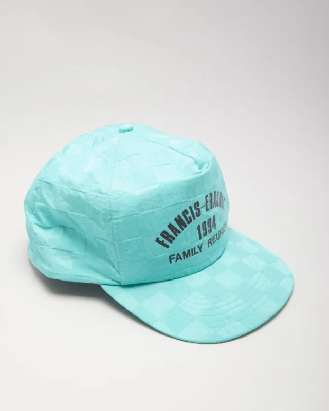 Vintage 90s Blue Family Reunion 5 Pannel Cap sold by Rokit