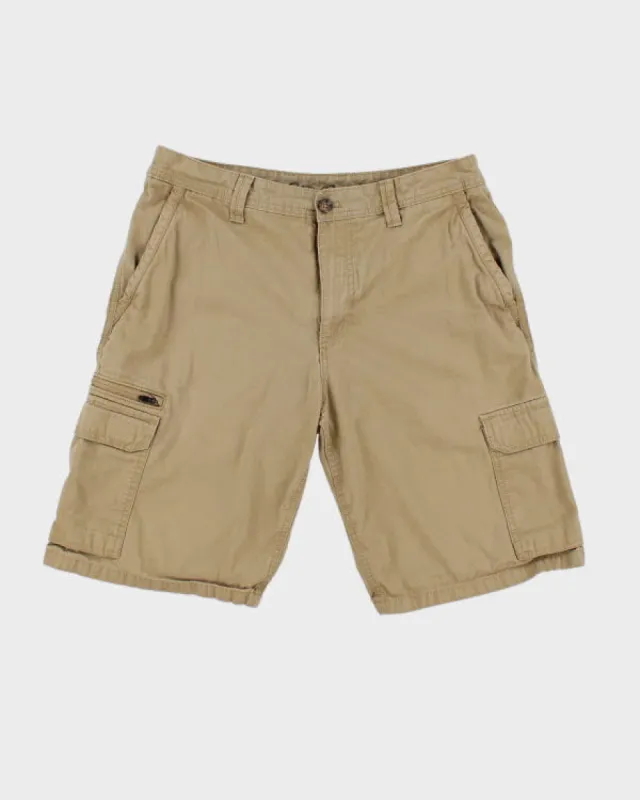 Eddie Bauer Beige Cargo Shorts - W33 sold by Rokit