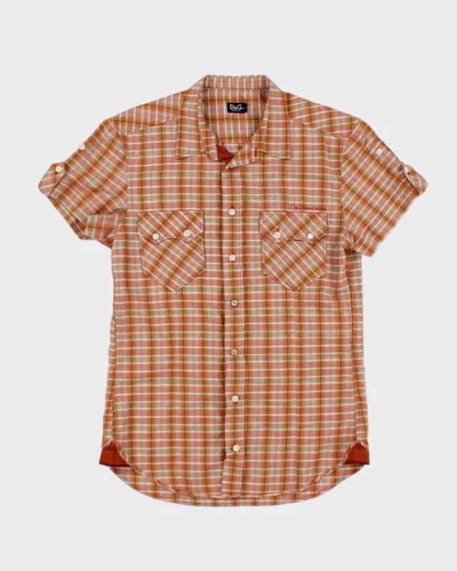 Y2k 00s Dolce & Gabbana Check Shirt - S sold by Rokit