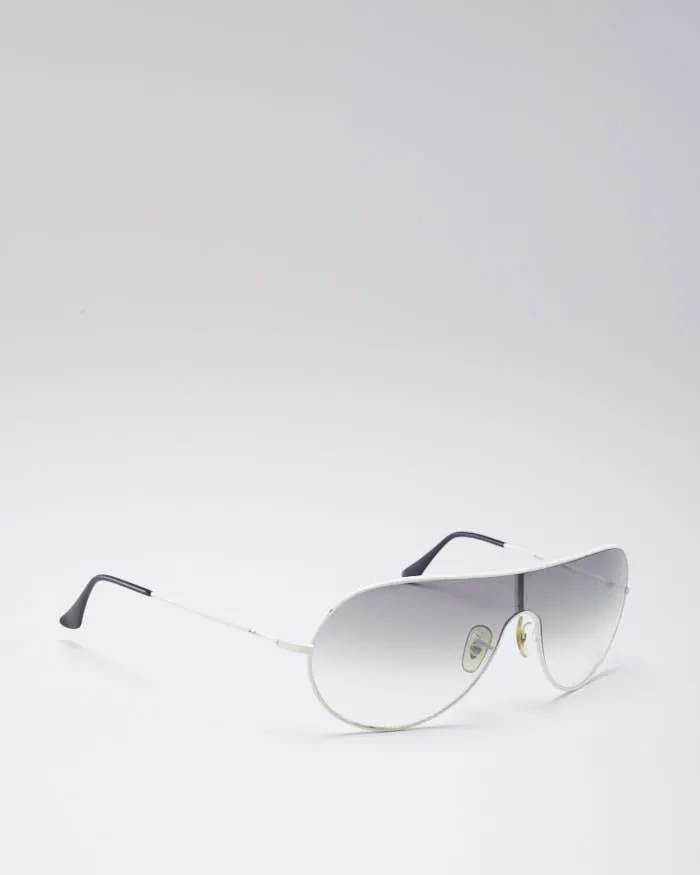 Ray Ban White Rimmed Aviator Sunglasses sold by Rokit