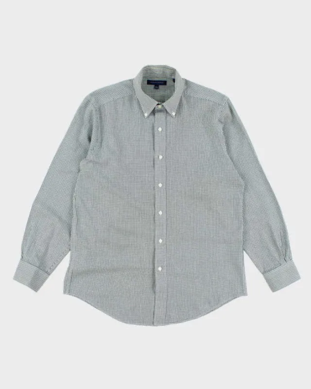 Men's Tommy Hilfiger Green Checked Button Up Shirt - M sold by Rokit