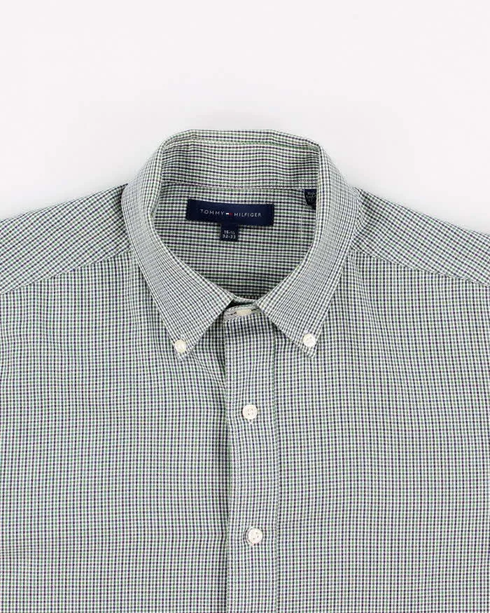 Men's Tommy Hilfiger Green Checked Button Up Shirt - M sold by Rokit product image thumbnail 3