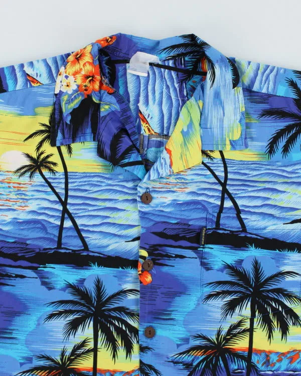 Vintage Palm Wave Hawaiian Shirt - M sold by Rokit product image thumbnail 3