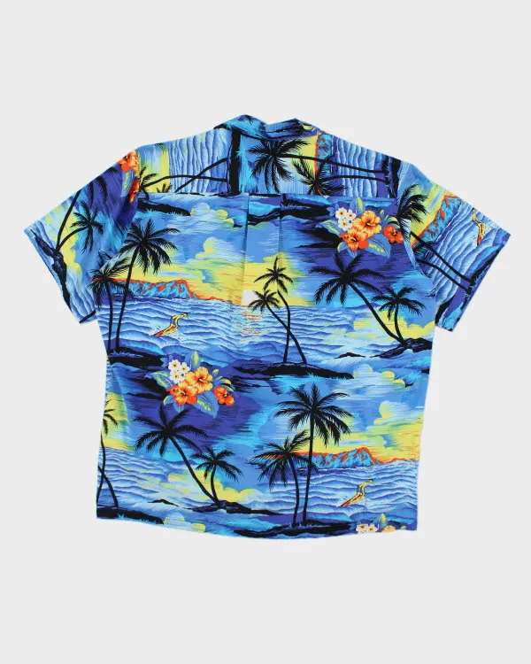 Vintage Palm Wave Hawaiian Shirt - M sold by Rokit product image thumbnail 2
