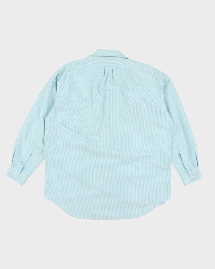 Vintage 90s Polo by Ralph Lauren Striped Thick Cotton Shirt - M sold by Rokit product image thumbnail 2