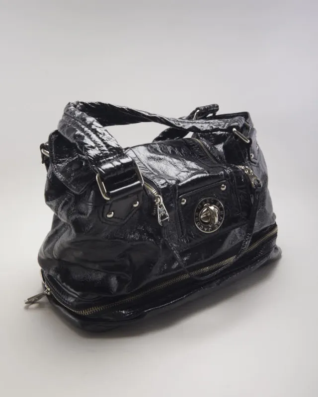 Marc Jacobs Patent Leather Black Bag Handbag sold by Rokit