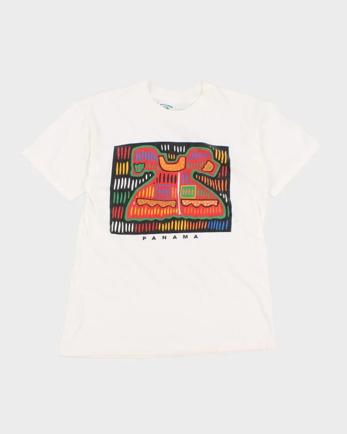 Vintage 90s Single Stitch Panama Graphic T-Shirt - L sold by Rokit