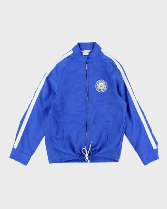 70's Vintage Men's Blue Stripped Hospital Employee Wind Breaker - M sold by Rokit