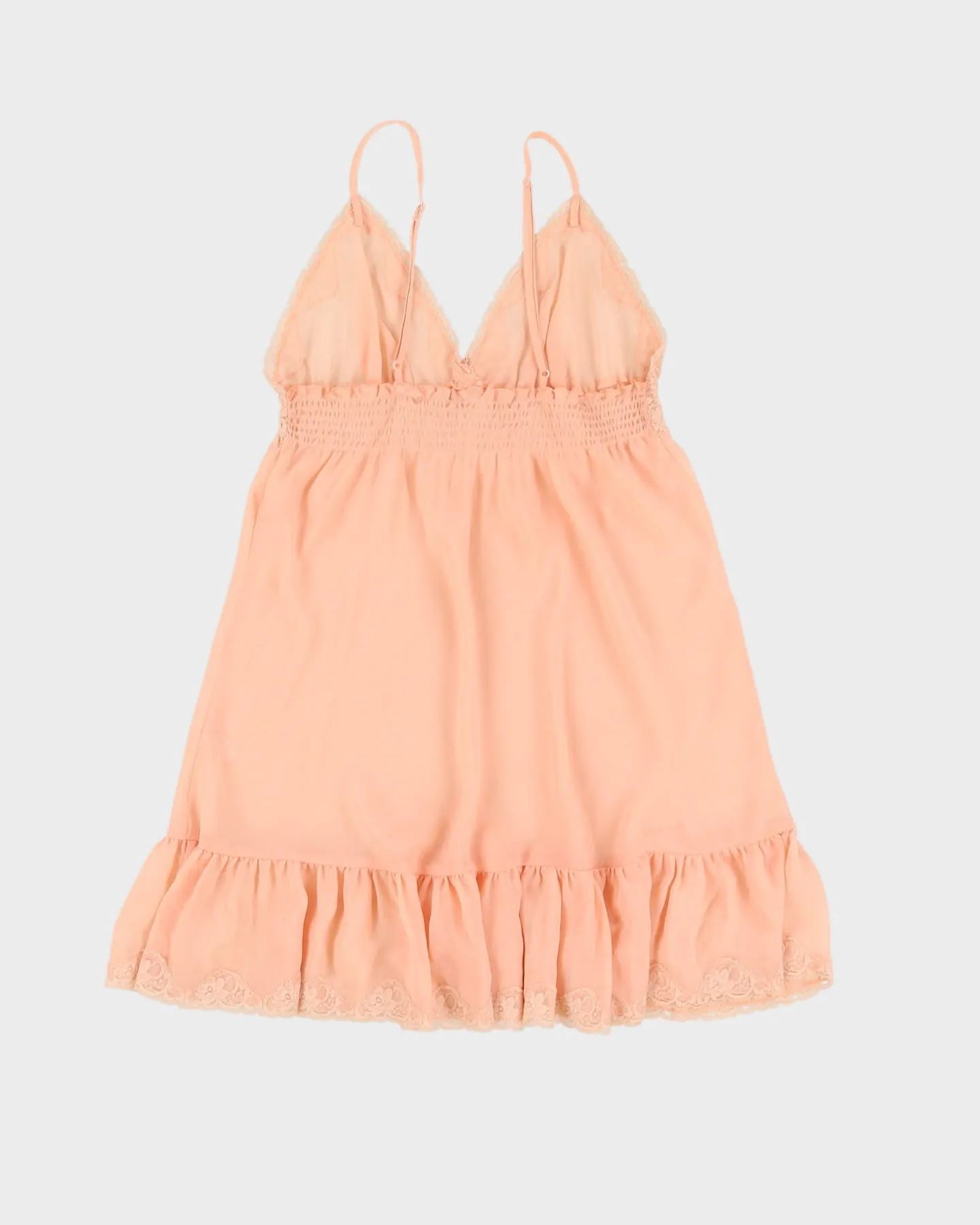 Peachy Orange Lace Detailed Camisole Top - S sold by Rokit product image thumbnail 2