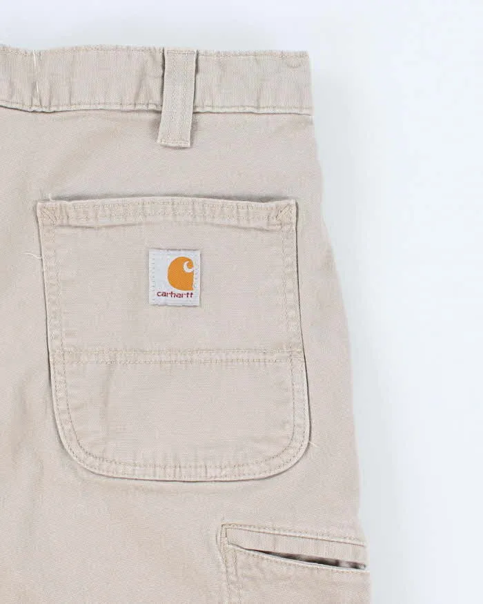 Carhartt Beige Cargo Shorts - W34 sold by Rokit product image thumbnail 3