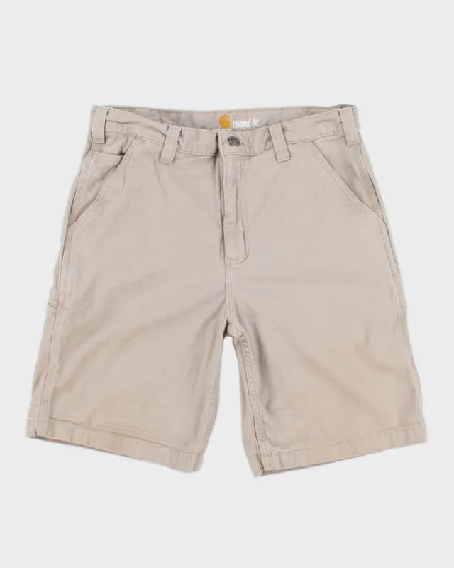 Carhartt Beige Cargo Shorts - W34 sold by Rokit