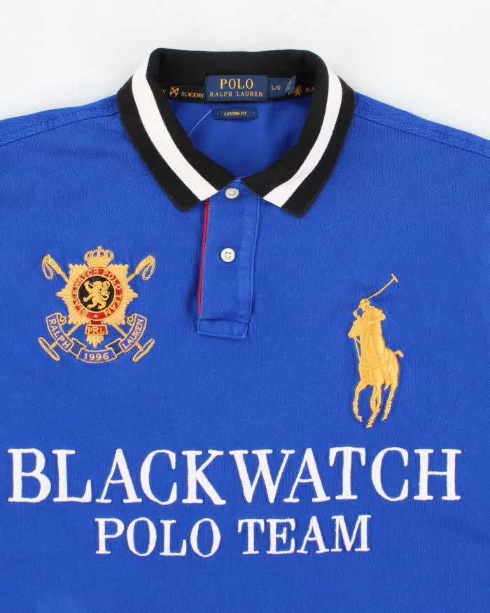 Mens Blue Ralph Lauren Blackwatch Polo Shirt - L sold by Rokit product image thumbnail 3