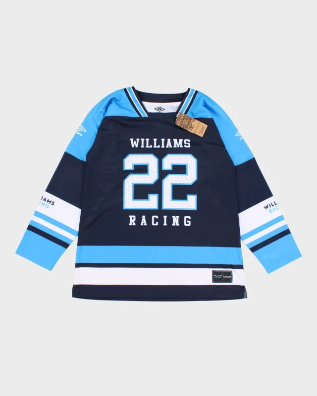 Racing F1 x Umbro Williams #22 Limited Edition Hockey Jersey - M made by Rokit