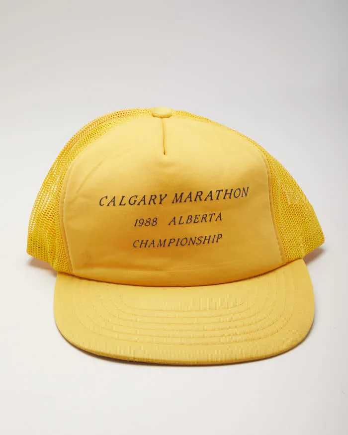 Vintage 80's Calgary Marathon Trucker Cap - OS sold by Rokit product image thumbnail 3