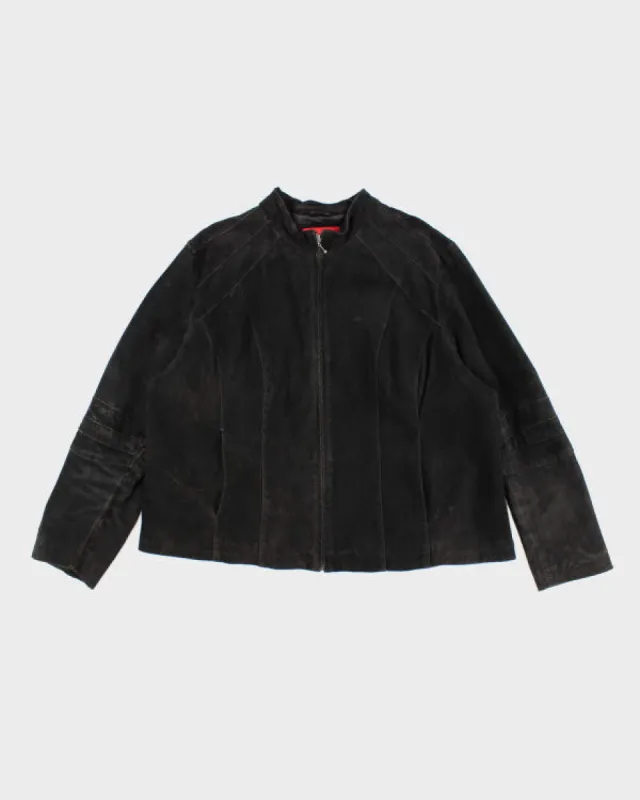 Vintage Y2K B.U.M. Equipment Suede Jacket - M sold by Rokit