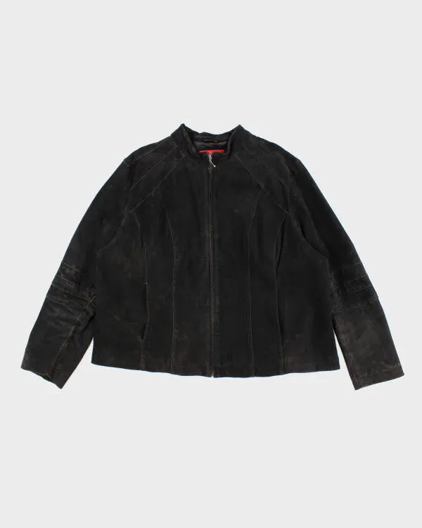 Vintage Y2K B.U.M. Equipment Suede Jacket - M sold by Rokit