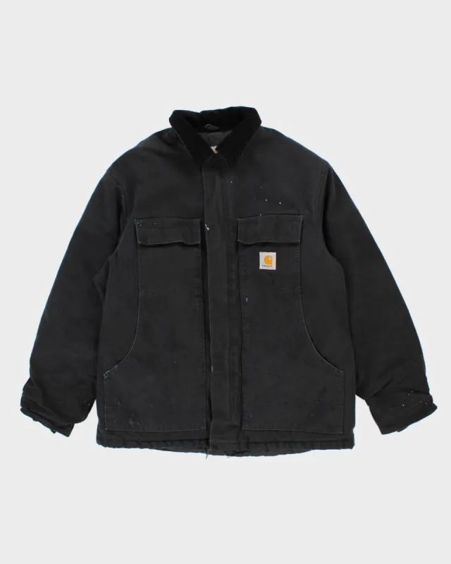 Vintage 00s Carhartt Black Canvas Workwear Jacket - L sold by Rokit