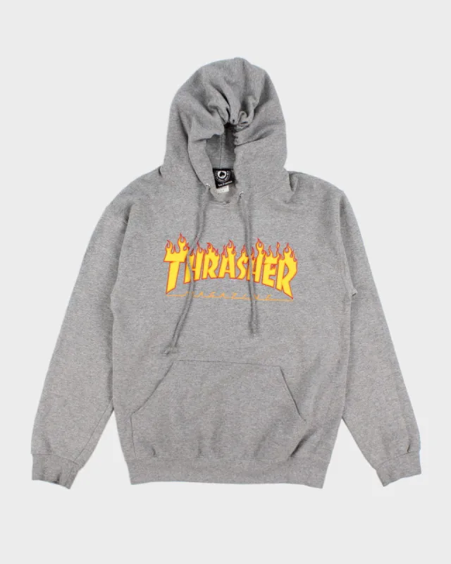 Womens Grey Thrasher Hoodie - S sold by Rokit