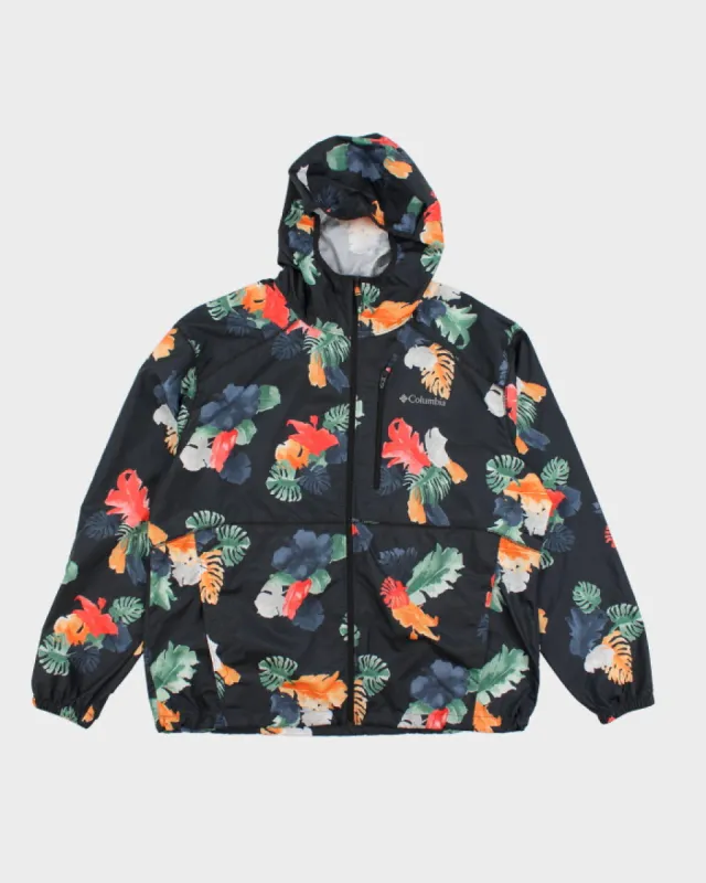 Columbia Floral Windbreaker Jacket - XL sold by Rokit