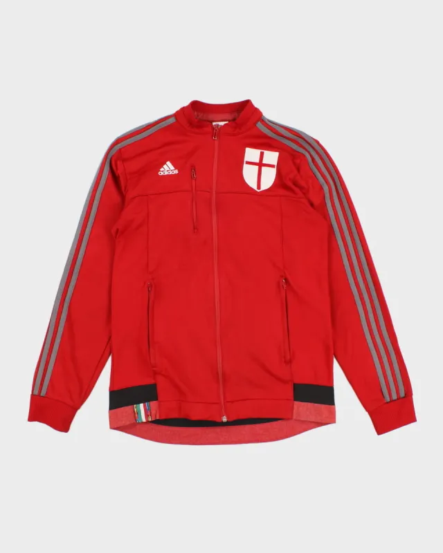 AC Milan Football Adidas Tracksuit Jacket - S sold by Rokit