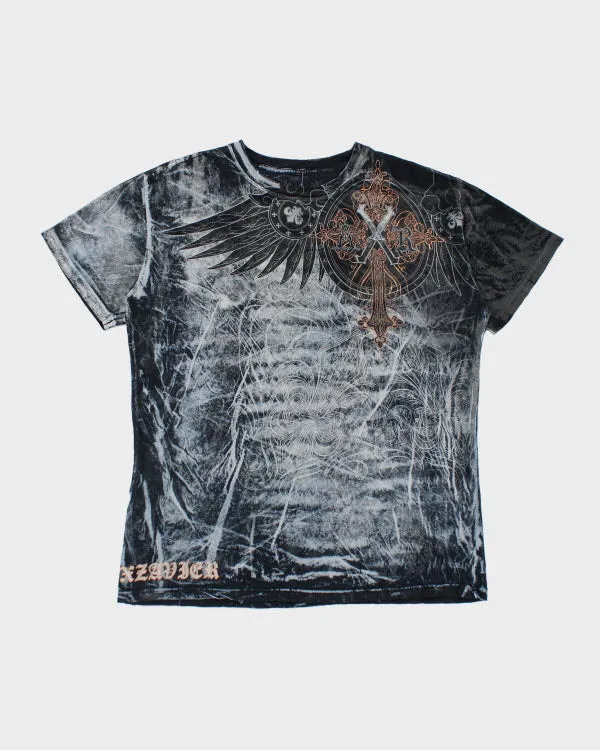 Y2k 00s Xavier Graphic T-shirt - L sold by Rokit