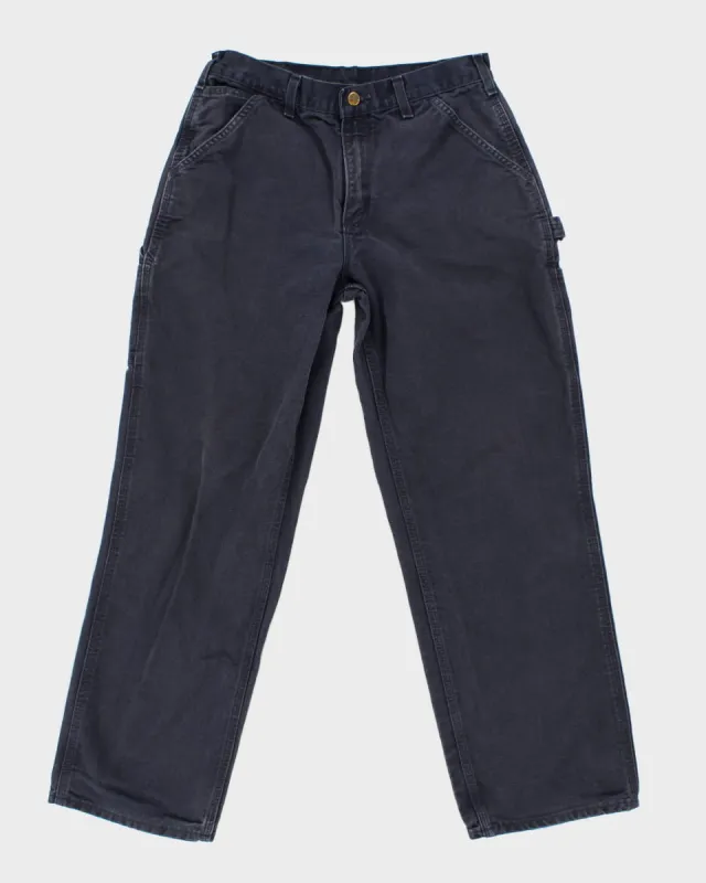 Navy Carhartt Trousers W:32 L:32 sold by Rokit