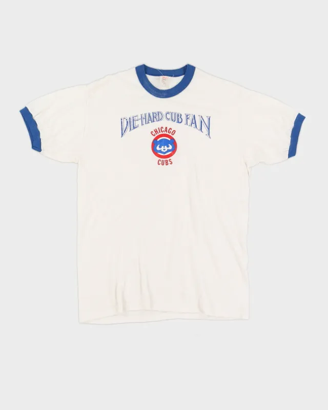 Vintage 80s Chicago Cubs Single Stitch T-Shirt - L sold by Rokit