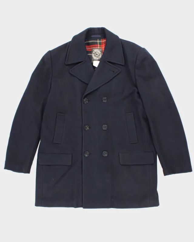 Vintage Wool Navy Coat - XL sold by Rokit