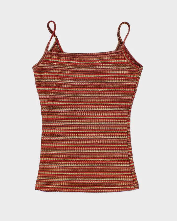 Y2k 00s Stripe Knit Cami Top - S sold by Rokit product image thumbnail 2