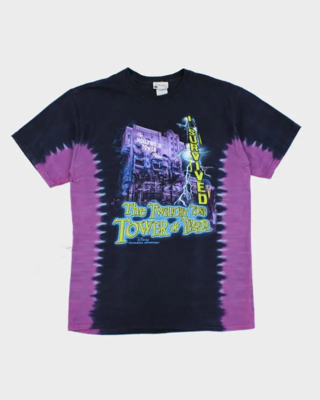 Vintage Disney Tower of Terror Tye Dye T-Shirt - L sold by Rokit