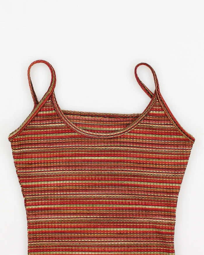 Y2k 00s Stripe Knit Cami Top - S sold by Rokit product image thumbnail 3