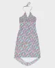 Vintage 90s Le Chateau Floral Halter Neck Summer Dress - S sold by Rokit